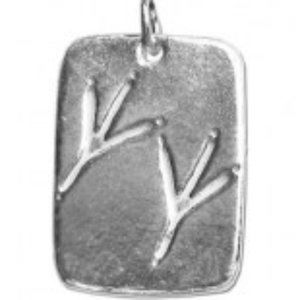 Sterling Silver WILD BIRD TRACKS  FROM PUPPY PAWS